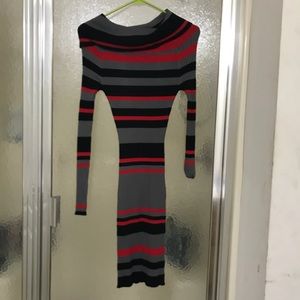 Say what scoop neck sweater dress